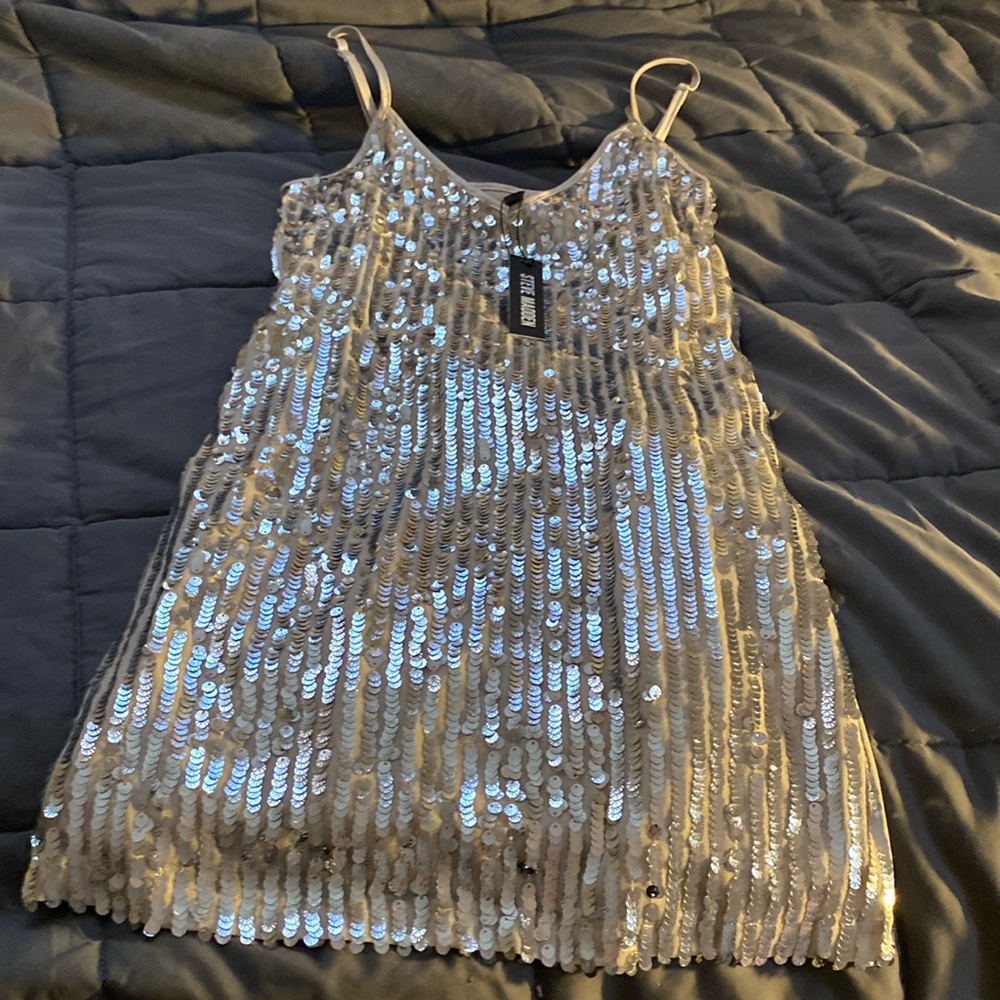 Steve Madden Sequin Dress size small new!